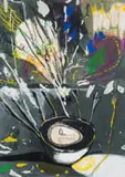 Mimmo Paladino, Mater, etching and screenprint with carborundum and chine collé