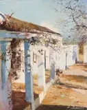 The Pergola by Errol Boyley, oil on board, offered Sep 2023
