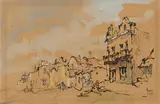 Gregoire Boonzaier, Street Scene
