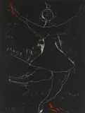 Danza Minima by Marino Marini, etching and coloured aquatint on paper, offered Sep 2023