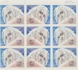 Walter Battiss, Fook Island Postage Stamps, photolithograph on perforated paper