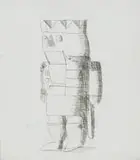 Bruce Arnott, Warrior, etching on paper