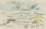 Thijs Nel, Landscape, watercolour on paper