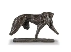 Striding Fragment I Minature (S377) by Dylan Lewis, 2020, bronze, sold Jul 2023