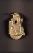Abstract Pendant by Edoardo Villa, bronze, sold Jul 2023