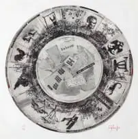 William Kentridge, Kaboom (with Vinyl), archival pigment print on paper