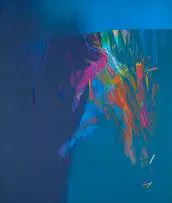 Sound The Subtle Body 4 by Paul Blomkamp, acrylic on canvas, sold Jul 2023