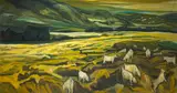 Estelle Marais, Tyumie Valley Fantasy, oil on board