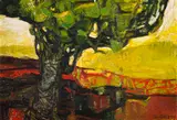 Noel Hodnett, Tree, oil on canvas