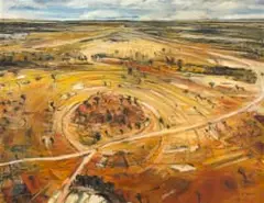 Helen Timm, The Road Through the Sacred Place, oil on canvas