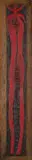Cecil Skotnes, Totem Figure, painted, carved and incised wood panel