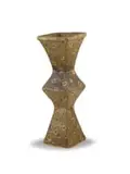 Brown Vase with Spot Pattern by Hylton Nel, painted and glazed ceramic, sold Jul 2023