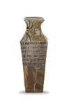 Remember a House, Angular Vase by Hylton Nel, glazed ceramic, sold Jul 2023