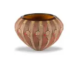 Andile Dyalvane, Imiso, glazed stoneware clay with handpainted underglaze