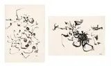 Walter Battiss, Abstract Composition, two, ink on paper