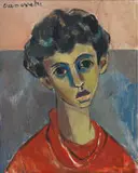 Maurice van Essche, Portrait of a Boy, oil on canvas