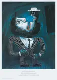 Chinwag, poster by Norman Catherine, digital print on paper, sold Jul 2023