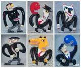 Show and Tell, six by Norman Catherine, giclée print on paper, sold Jul 2023
