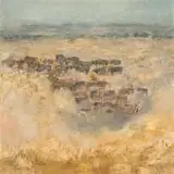 Gordon Vorster, Dawn Flight, oil on board