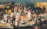 Jan Dingemans, Abstract Composition with Figures