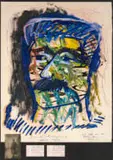 Christo Coetzee, Stalin, mixed media and found objects on paper