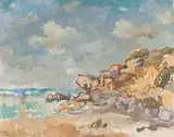 Waenhuiskranz by Gregoire Boonzaier, oil on canvas, offered Jul 2023