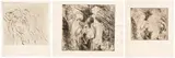 Albert Adams, Christ Taken Down from the Cross, three, etching on paper