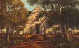 Cape Dutch Homestead by Tinus de Jongh, oil on canvas, sold Jul 2023