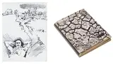 Limpopo Print and Book by Walter Battiss, screenprint on paper, offered Jul 2023