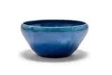 Linn Ware, Blue Bowl, glazed earthenware