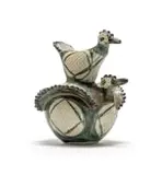 Elizabeth Mbatha, Ceramic Birds II, glazed stoneware with incised decoration