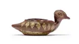 Euriel Damann, Bird Bowl, stoneware with a celadon glaze and iron decoration