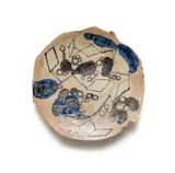 Ruan Hoffmann, Space Junk, porcelain decorated with underglaze and silver lustre