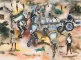 Ephraim Ngatane, Township Scene