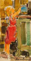 Adriaan Boshoff, Cookie Jar, mixed media on card