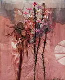 George Boys, Cosmos I, oil on board