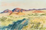 Alice Elahi, Landscape with Mountains