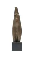 Rhona Stern, Female figure, bronze with a light brown patina on a granite base