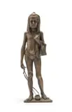 Jo Roos, Girl with Lost Ballet Shoe, bronze