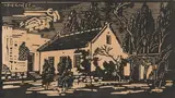 Jess Cottage, Pretoria (Nilant 30) by Jacobus Hendrik Pierneef, linocut on paper, sold Jul 2023
