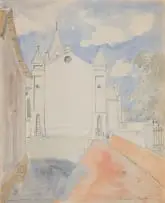 Rustenburg: Bethani by Jacobus Hendrik Pierneef, watercolour and pencil on paper, sold Jul 2023