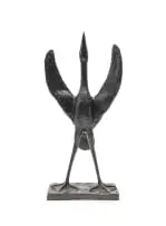 Gerard De Leeuw, Praying Rain Bird, 1976, bronze with black patina
