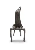 Ezrom Legae, Sacrifice (EL44), bronze with a dark brown patina