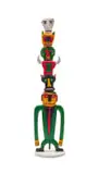 Norman Catherine, Totem, painted wood