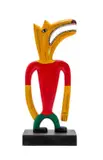 Norman Catherine, Figure in a Red Shirt, painted wood
