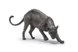 Marion Burnett, Leopard, bronze with a dark brown patina
