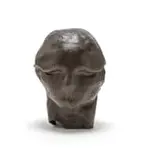 Rhona Stern, Head of a Man, bronze with a brown and green patina