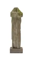 Caroline van der Merwe, Male Torso, concrete, on a concrete base