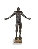 Faith by Anton Smit, bronze, on a concrete base, offered Jul 2023