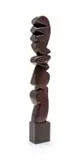 Hannes Harrs, Abstract Wooden Form, carved wood